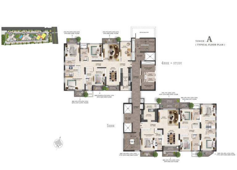 Tower-A-typical-floor-plan